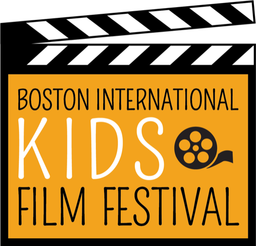 Orange logo for Boston International Kids Film