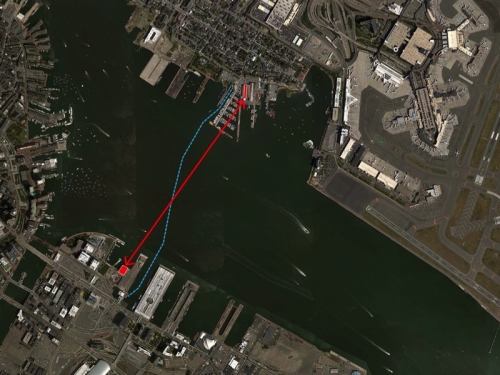 Path from ICA to East Boston