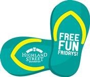 Summer Friday Fun Highland Street Logo