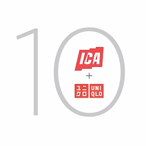 UNIQLO + ICA 10 logo