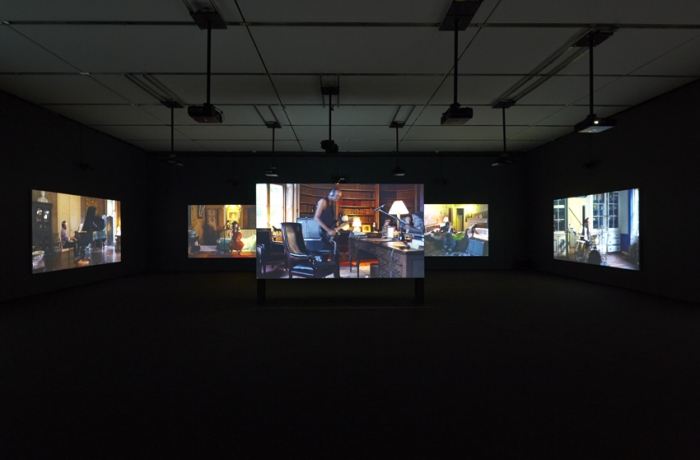 Installation view, Ragnar Kjartansson: The Visitors, the Institute of Contemporary Art/Boston, 2014. 