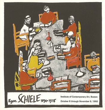 Egon Schiele exhibition, 1960