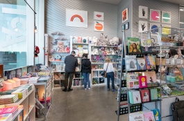 Visitors browsing the ICA Store