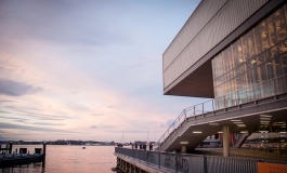 Sunset at the ICA 