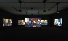 Installation view, Ragnar Kjartansson: The Visitors, the Institute of Contemporary Art/Boston, 2014. 