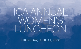 Graphic reading "ICA Annual Women's Luncheon Thursday, June 11, 2020"