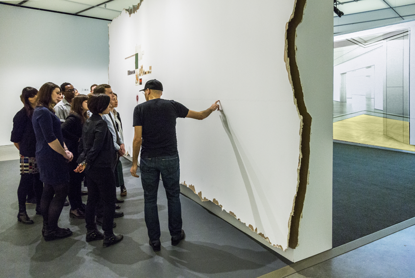 Walid Raad, Scratching on Things I Could Disavow: Walkthrough, Institute of Contemporary Art, Boston, 2016. Photo by John Kennard.