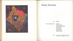Wassily Kandinsky Catalogue Cover, 1952