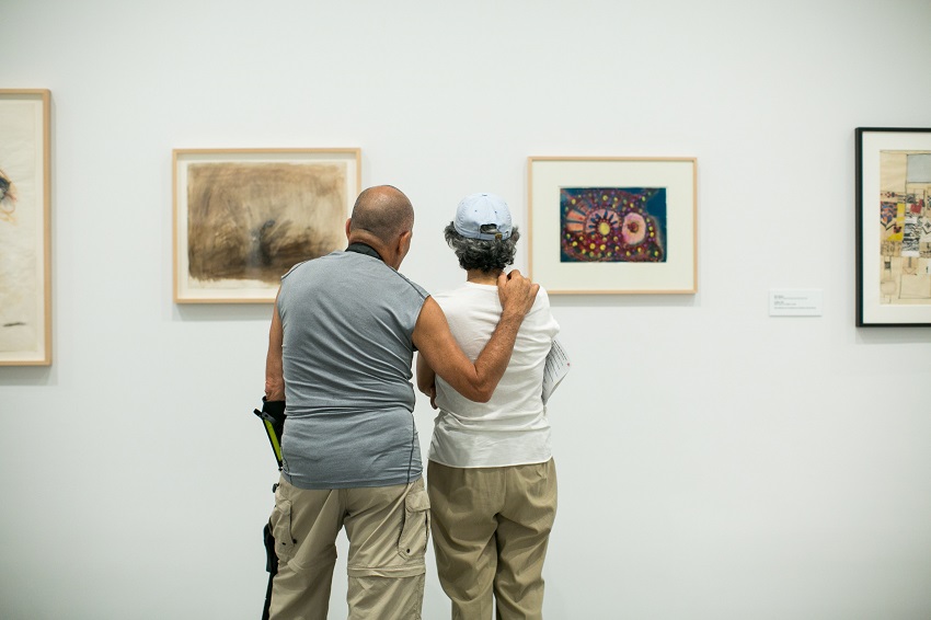 Couple - Installation view, First Light: A Decade of Collecting at the ICA