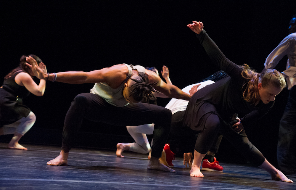 Anna Myer with Dancers Oliver Burns and Jermey