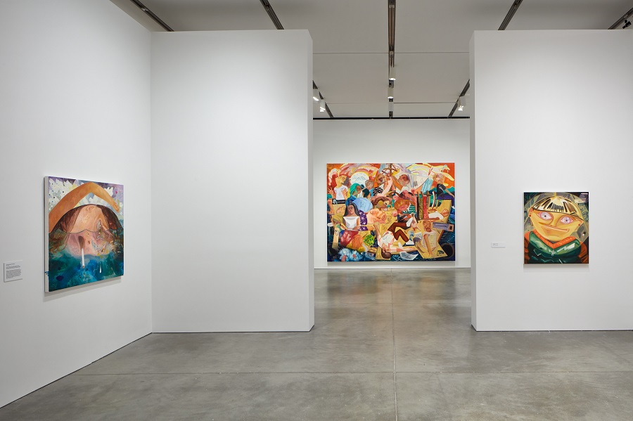 Installation view, Dana Schutz, The Institute of Contemporary Art/Boston, 2017