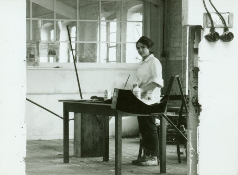 Eva Hesse, Kettwig Studio, 1964
