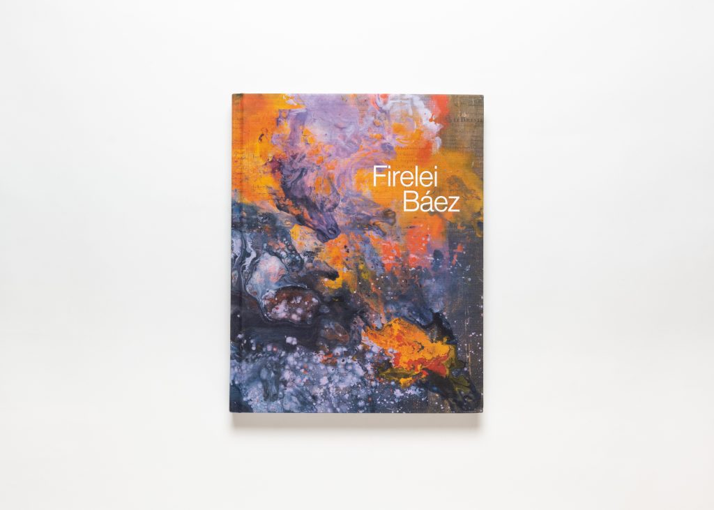 Book for "Firelei Baez" with colorful painted cover