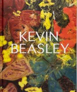 Book with closeup detail photo of a multi-textural sculptural work and Kevin Beasley in big white text