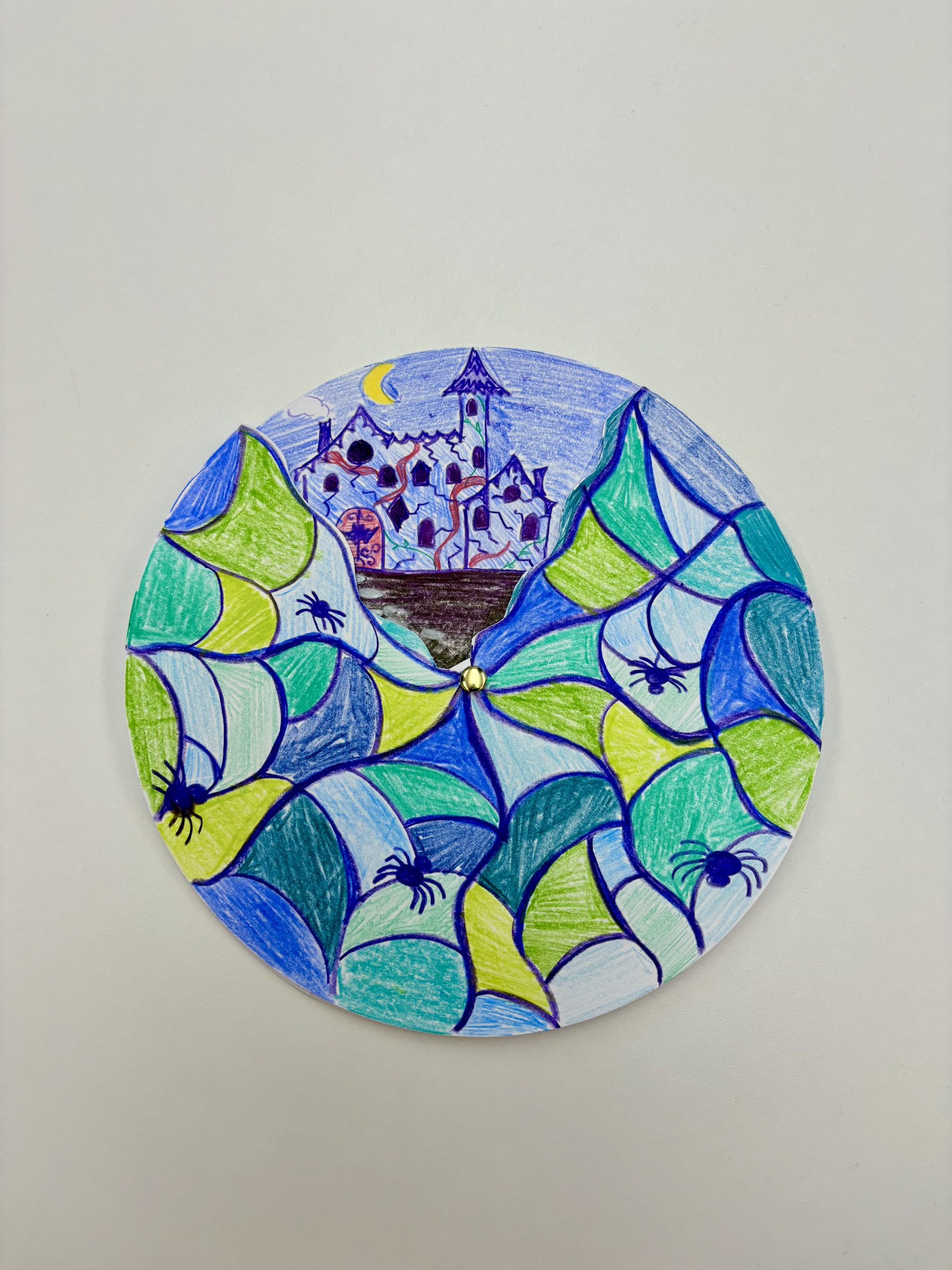 Halloween Art-Making: Spooky Story Spinners